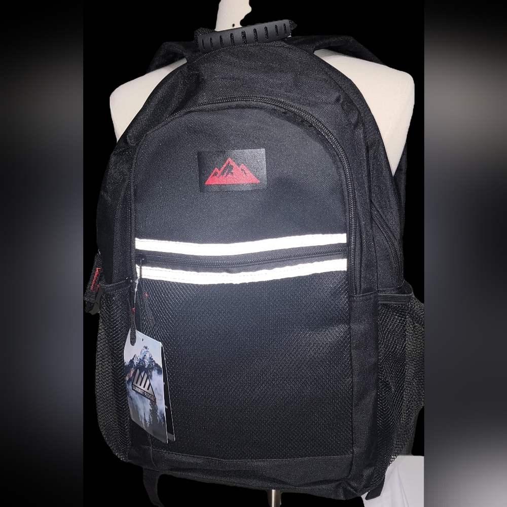 SUMMIT RIDGE Lightweight Black Mountain Bike Bagpack NEW With Tags .